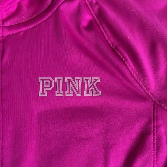 Pink athletic half zip jacket - Picture 3 of 6